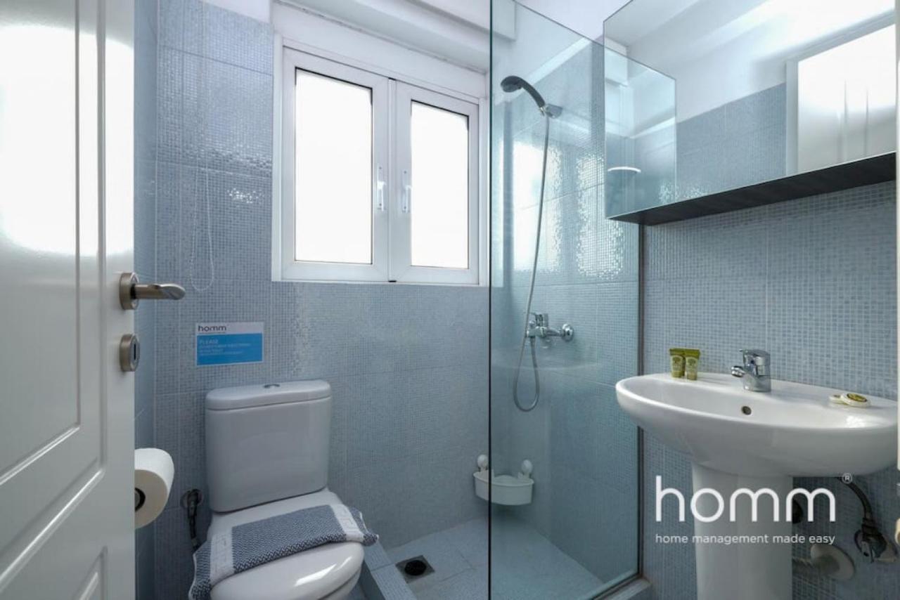 Piraeus Homm Apartment In Kazanova Str Sea View Bagian luar foto