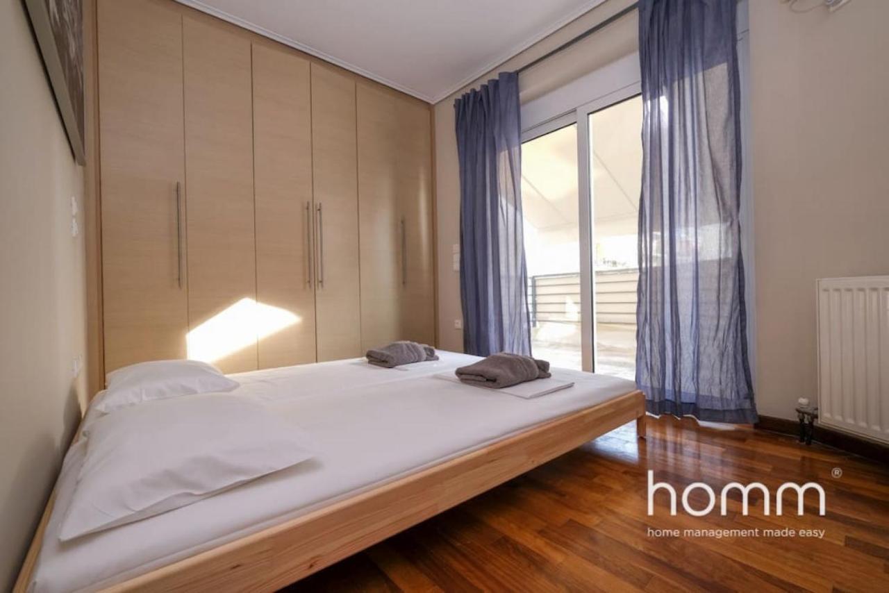 Piraeus Homm Apartment In Kazanova Str Sea View Bagian luar foto