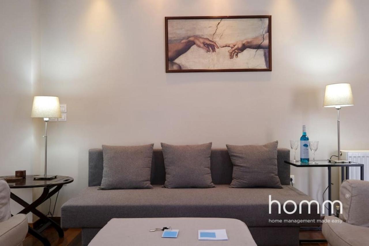 Piraeus Homm Apartment In Kazanova Str Sea View Bagian luar foto