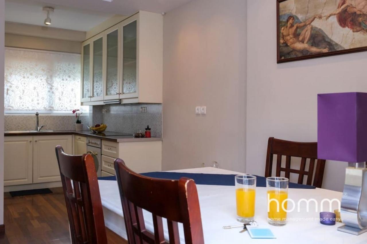 Piraeus Homm Apartment In Kazanova Str Sea View Bagian luar foto