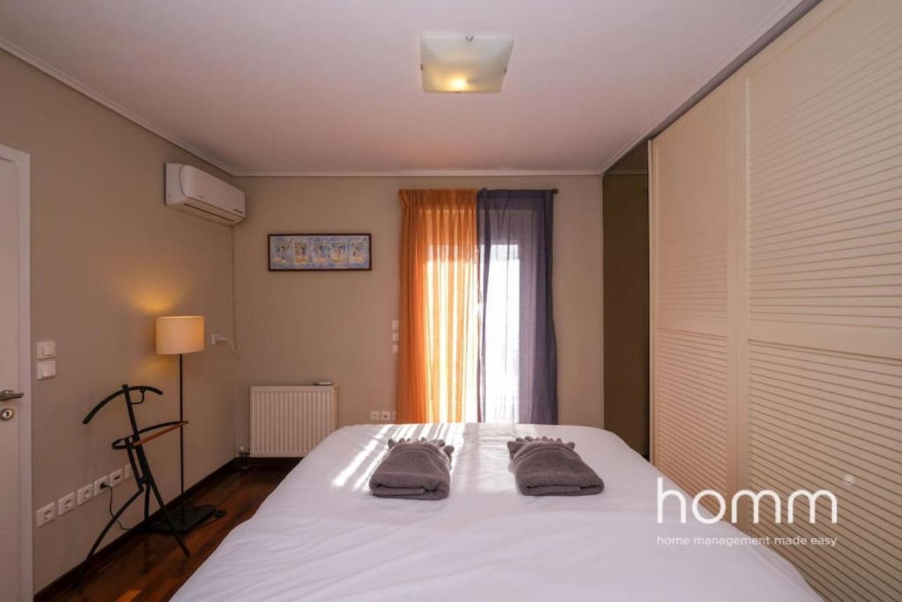 Piraeus Homm Apartment In Kazanova Str Sea View Bagian luar foto